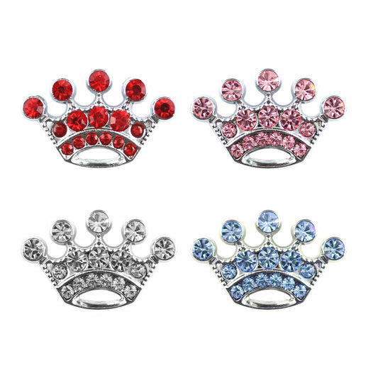 Parisian Pet 'Slide Crown Charm 5 pk' for Dogs & Cats – Elegant & Customizable Pet Accessory, Various Colors