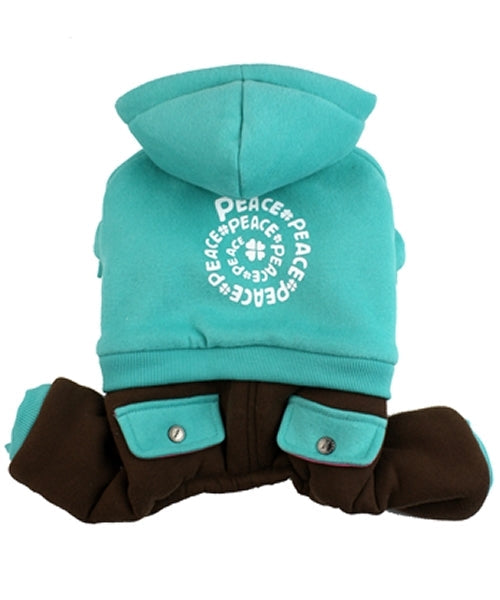 Peace Dog Jumpsuit Blue