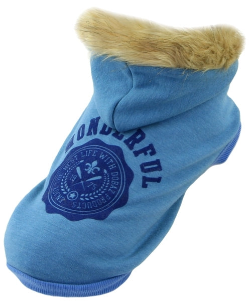 Wonderful Dog Coat Blue