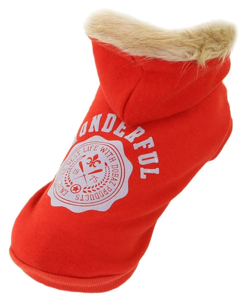 Wonderful Dog Coat Red