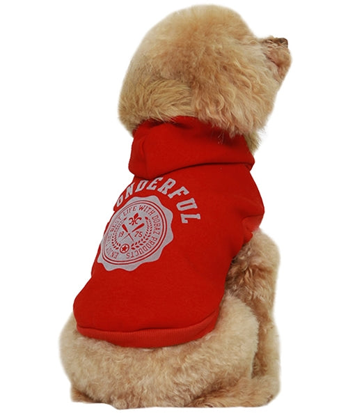 Dobaz 'Wonderful Coat' for DoDobaz 'Wonderful Coat' for Dogs & Cats, Cozy and Warm Dog Apparel, Stylish Pet Outerwear for Winter, Ideal Dog Coat for Cold Weather, Rgs – Stylish and Warm Pet Outerwear, Red