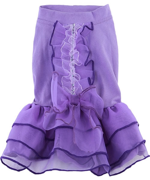 Tutu Dog Dress Purple