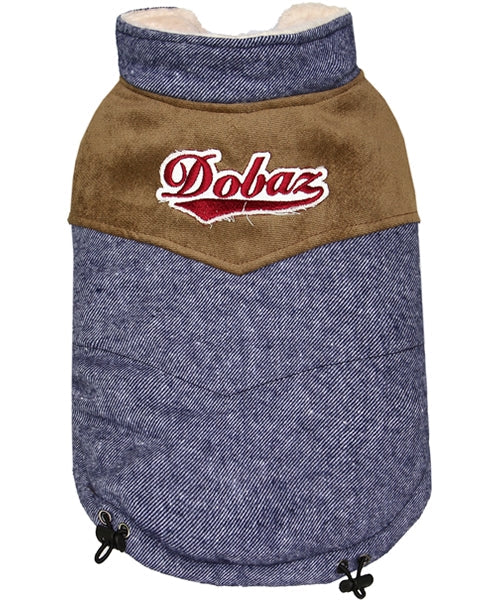 Denim Suede Dog Jacket