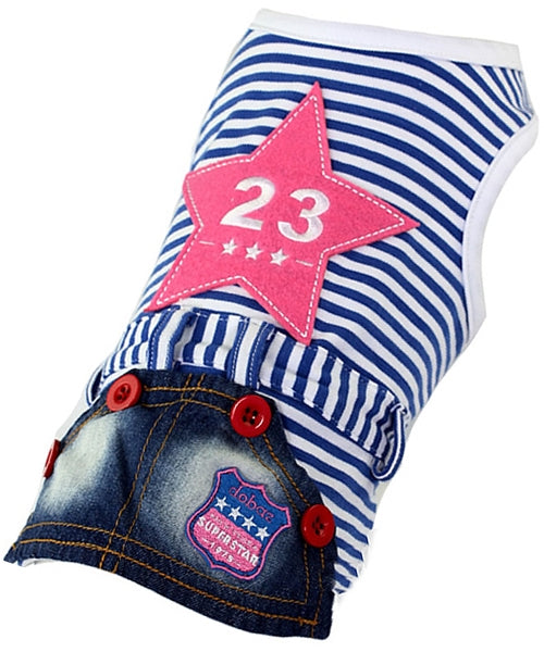 Jean Star Dress Blue