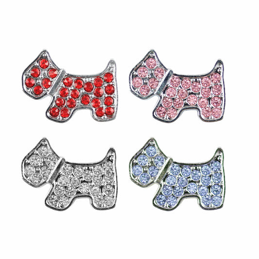Parisian Pet 'Slide Dog Charm 5 pk' for Dogs & Cats – Fun & Customizable Pet Accessory, Various Colors