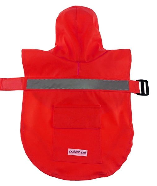 Dog Raincoat Red