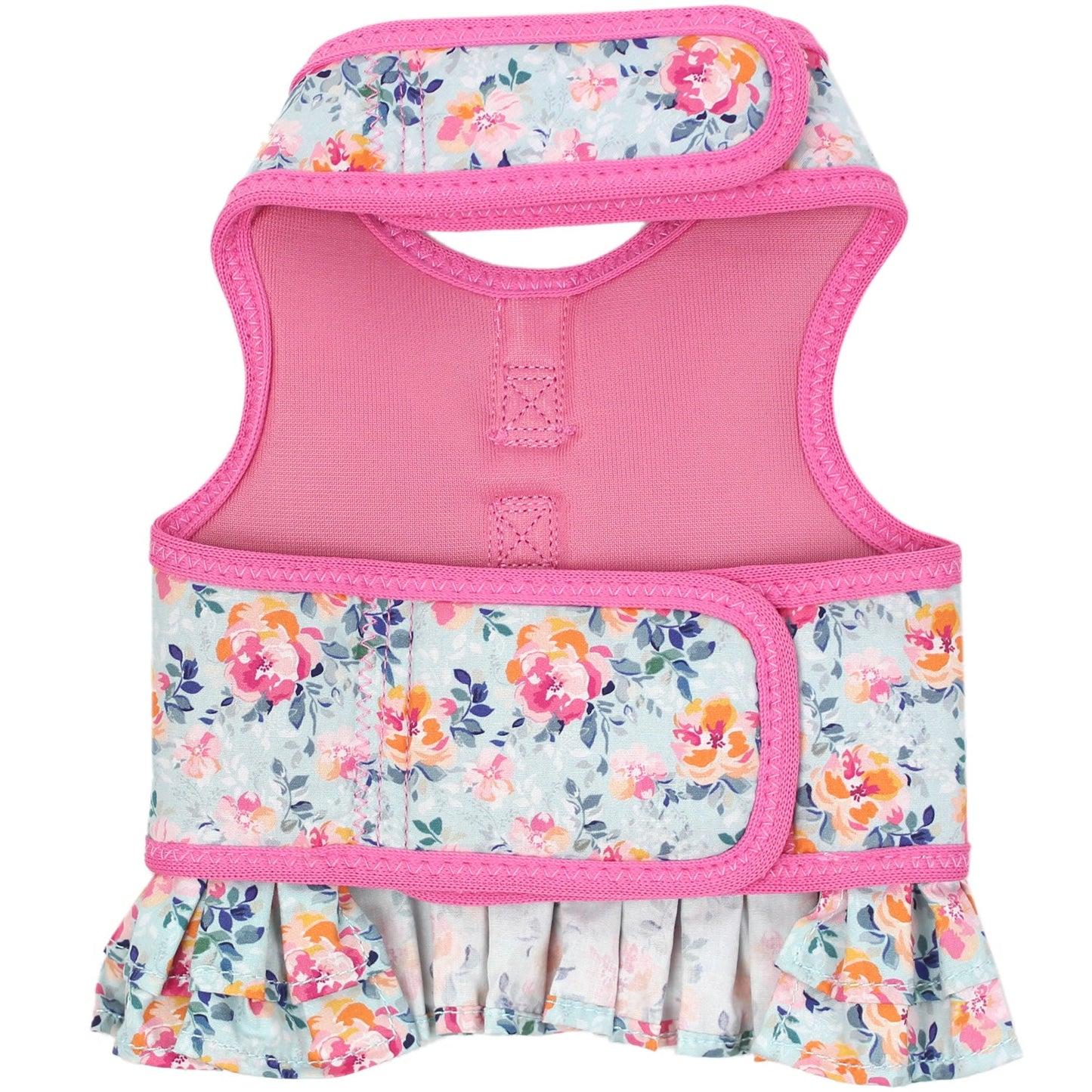Parisian Pet 'Pink Polka Dot Harness Dress with Leash Ring' for Dogs & Cats – Pink