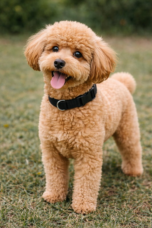 Parisian Pet 'Nylon Collar' for Dogs & Cats – Comfortable Adjustable Black Collar, Durable Nylon for Pets