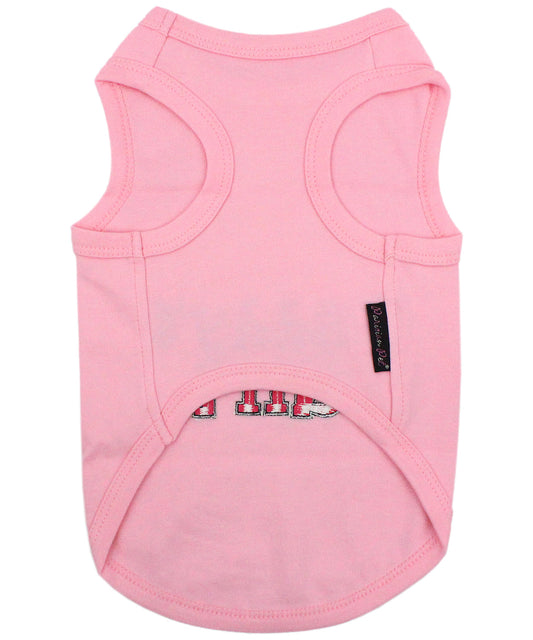 Parisian Pet 'Daddy's Girl' Pet Shirt - Dog Fashion Shirt for Dogs & Cats, Pink-Valentine's Day