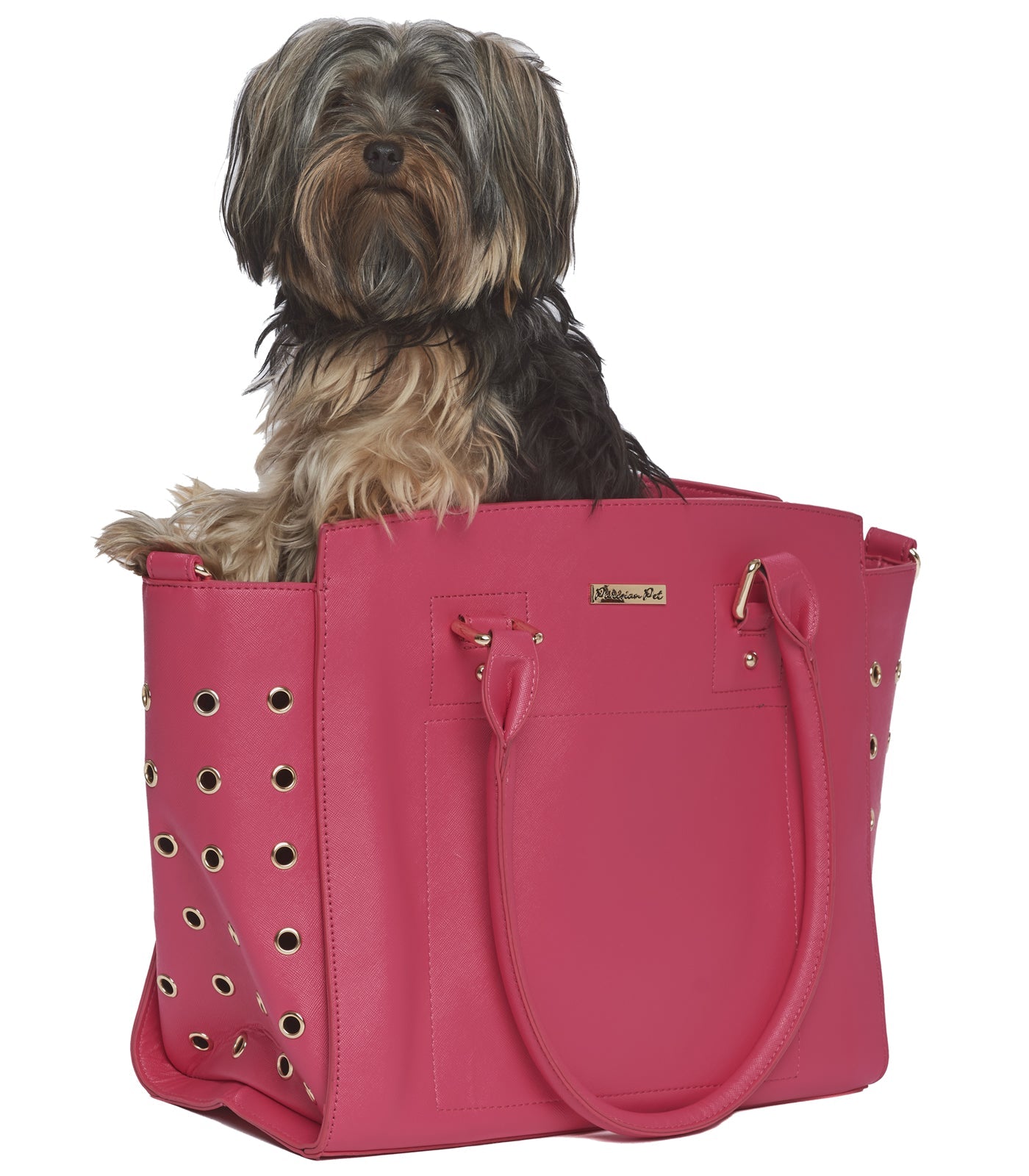 Parisian Pet 'Ibiza Carrier' for Dogs & Cats - Comfortable, Travel-Friendly, Lightweight Hot Pink Pet Carrier
