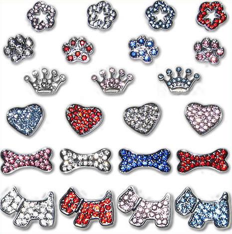 Parisian Pet 'Starter Package Charms (48/PK)' – Customizable Pet Accessories, Various Designs