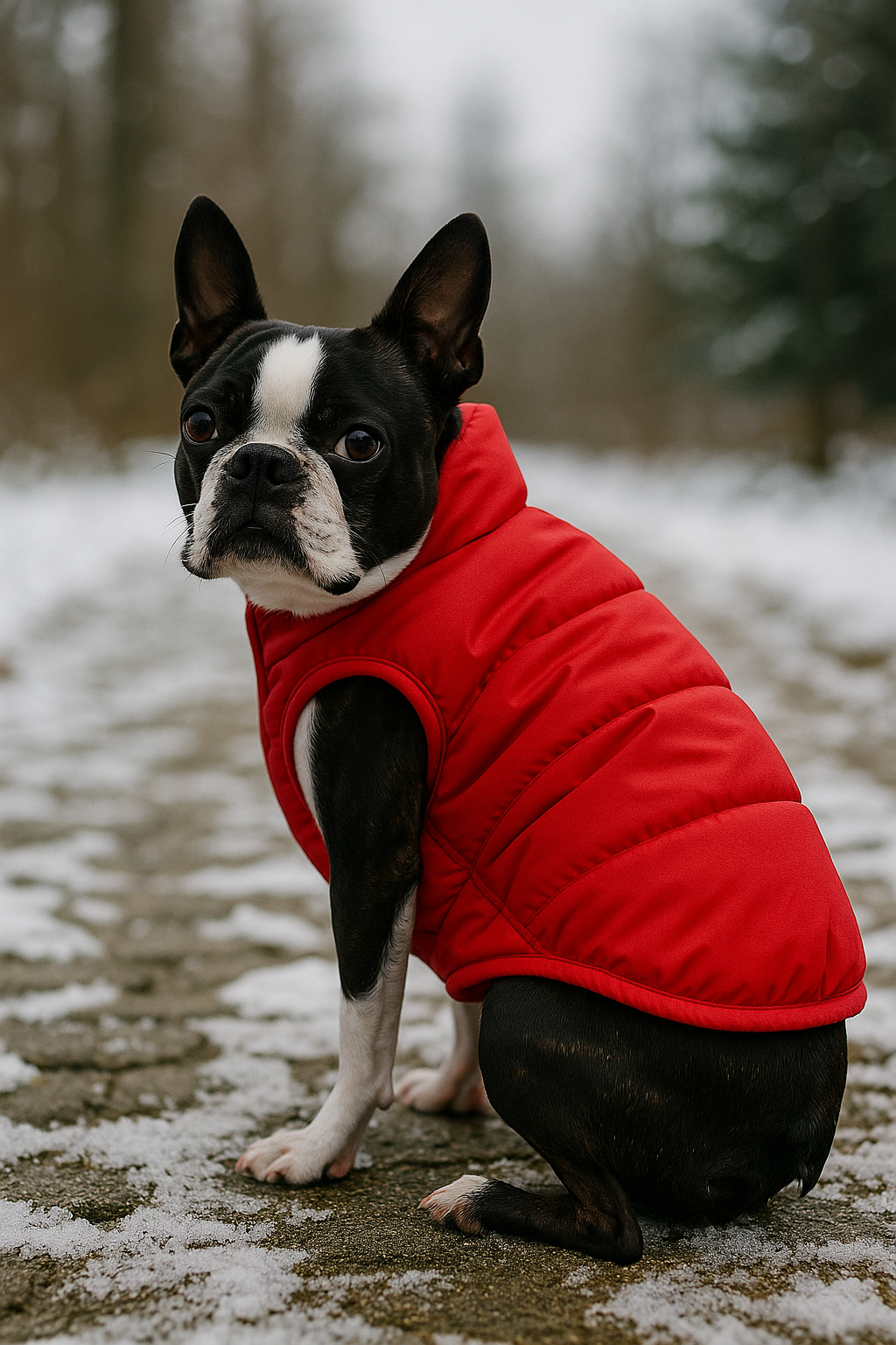 Parisian Pet 'Plaid Reversible Jacket' for Dogs & Cats, Stylish Pet Outerwear, Warm Winter Dog Jacket,-Valentine's Day