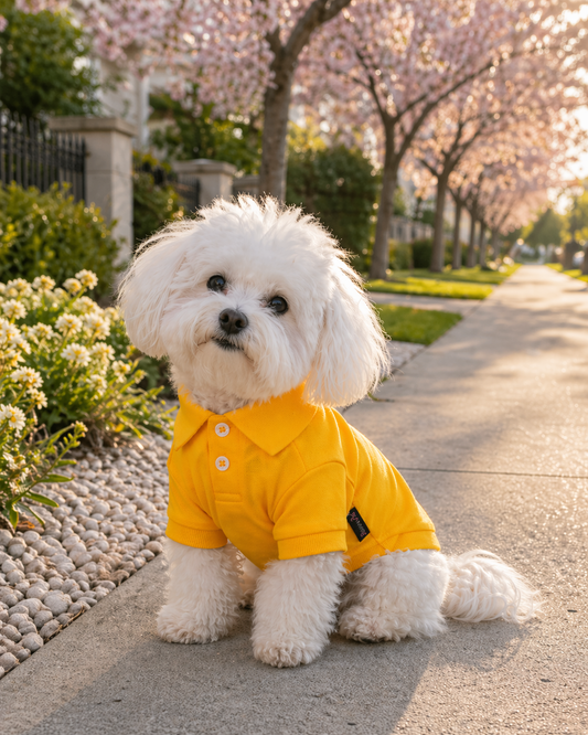 Trendy Spring Polos for Small Dogs