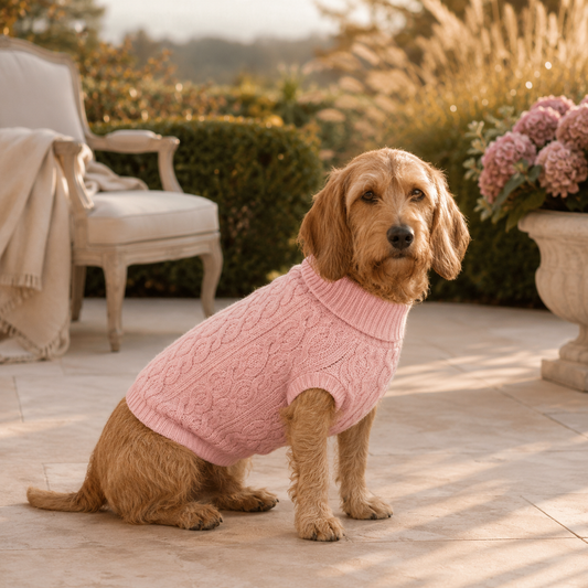 dog sweater, dog sweaters for medium dogs, cable knit dog sweater, warm dog sweater, dog winter clothes, cozy dog apparel, knitted dog sweater