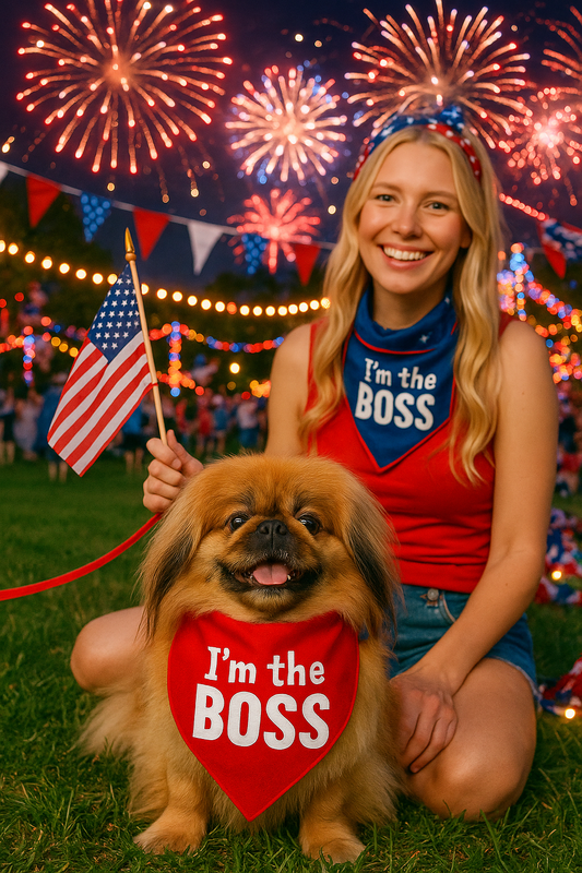 Safe Pet Fashion for 4th of July Celebrations