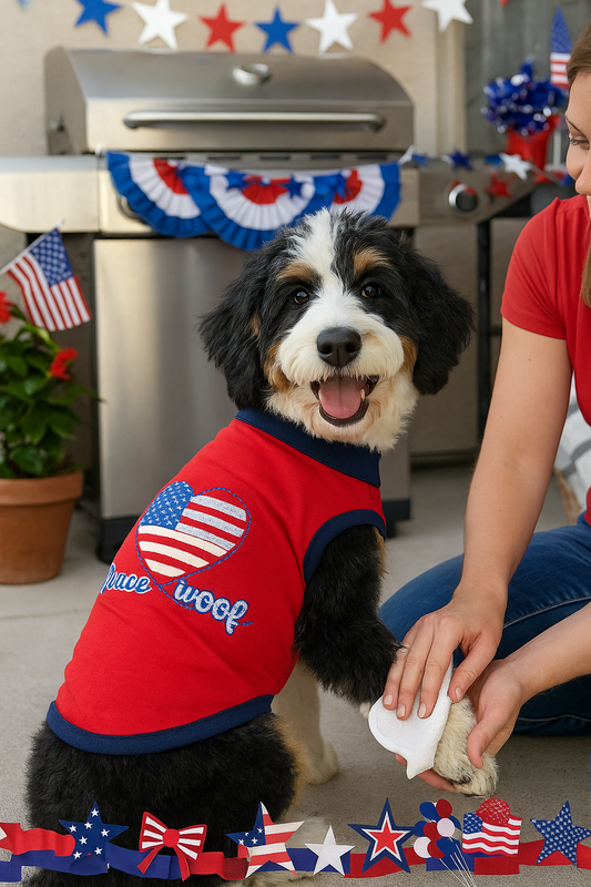 How to Dress Your Dog for a 4th of July BBQ