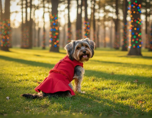 How to Dress Your Dog for Christmas Photos