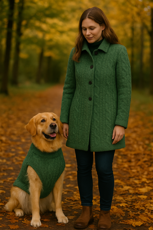 Coordinated Fall Outfits for Dogs and Owners