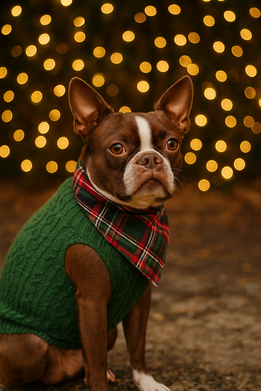How to Prepare Your Dog for Christmas Photos