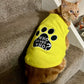 Parisian Pet 'Who Saved Who' Heartwarming Dog Shirt – Funny Slogan Pet T-Shirt for Dogs & Cats, Light Yellow