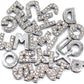 Parisian Pet '10 mm Slide Letters A-Z (10 pk)' for Dogs & Cats – Customizable & Fun Pet Accessory, Clear