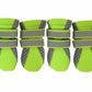 Neoprene Neon Dog Boots Green