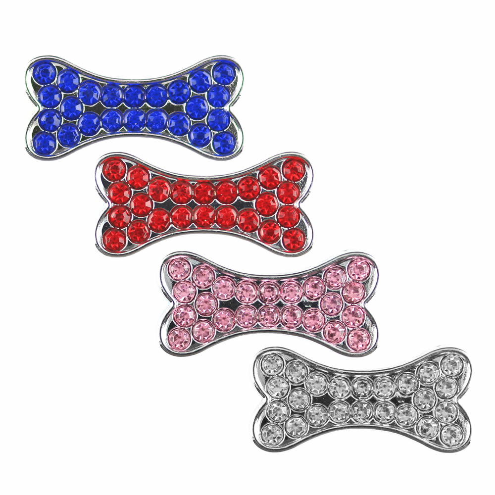 Parisian Pet 'Slide Bone Charm 5 pk' for Dogs & Cats – Fun & Customizable Pet Accessory, Various Colors