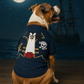 Parisian Pet 'Captain Spawrrow' Halloween Costume for Dogs & Cats – Fun Pirate Dog Costume, Pet Halloween Outfit, Red and Navy
