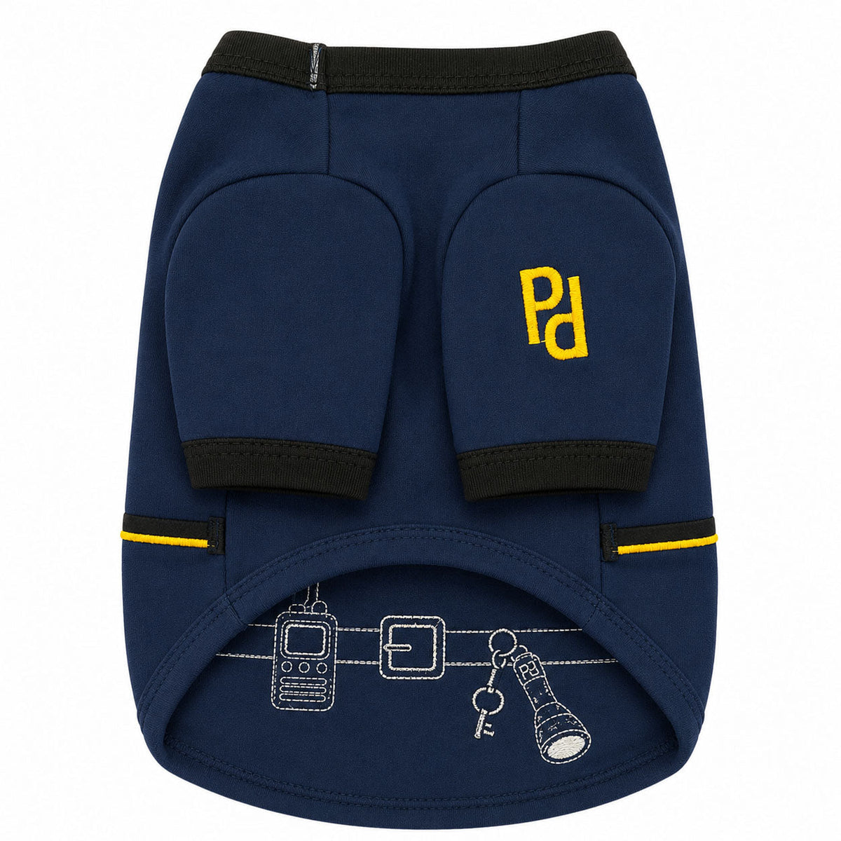 Parisian Pet Security Woofficer Police Dog Halloween Costume - Navy