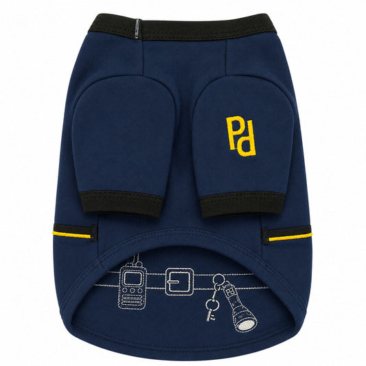 Parisian Pet Security Woofficer Police Dog Halloween Costume - Navy