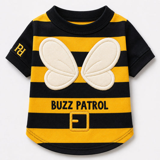 Parisian Pet Buzz Patrol Bee Dog Halloween Costume - Yellow & Black