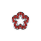 Parisian Pet 'Slide Flower Charm 5 pk' for Dogs & Cats – Fun & Customizable Pet Accessory, Various Colors