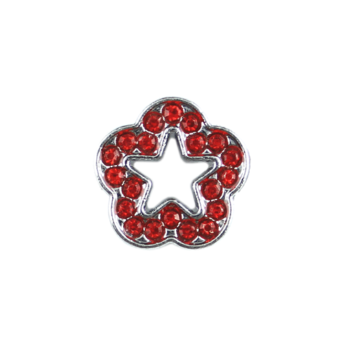 Parisian Pet 'Slide Flower Charm 5 pk' for Dogs & Cats – Fun & Customizable Pet Accessory, Various Colors