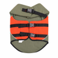 ‘Dog Life Jacket’ Water Safety Vest for Dogs & Cats Olive Green/Orange
