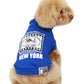 Dobaz 'NY Sweater' for Dogs & Cats, Comfortable and Fashionable Dog Clothing, Perfect for Cold Weather, Blue Color