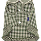Dobaz 'Gingham Dress' for Dogs & Cats, Cute and Fashionable Dog Dress for Spring and Summer, Comfortable Pet Apparel, Green