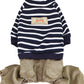 Corduroy Dog Pants Striped