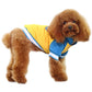 Dobaz 'Racer Dog Jacket' for Dogs & Cats - Trendy and Warm Cold Weather Pet Apparel, Cozy Racing Design Coat for Small Breeds, Ideal for Winter, Yellow