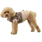 Dobaz 'Floral Design Sweater' for Dogs & Cats - Fashionable and Cozy Pet Sweater, Ideal Cold Weather Outfit for Small Breeds, Khaki