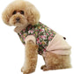 Dobaz 'Floral Design Sweater' for Dogs & Cats - Fashionable and Cozy Pet Sweater, Ideal Cold Weather Outfit for Small Breeds, Khaki