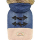 Denim Fur Dog Coat