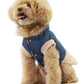Dobaz 'Denim and Fur Pet Coat' for Dogs & Cats - Trendy and Comfortable Winter Outerwear, Elegant Pet Clothing for Small Breeds, Blue