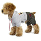 Dobaz 'Legend Bike Jumpsuit' for Dogs & Cats – Active Dog Jumpsuit, Trendy Gray Pet Apparel for Outdoor Fun