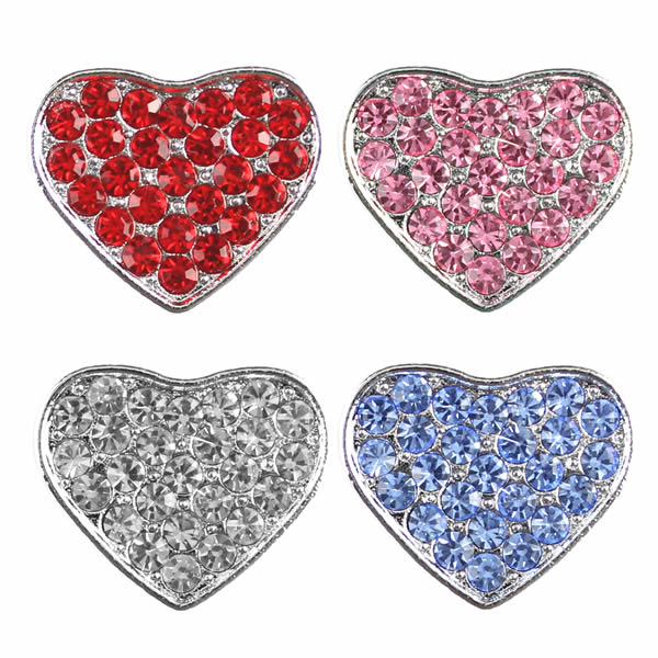 Parisian Pet 'Slide Heart Charm 5 pk' for Dogs & Cats – Fun & Stylish Pet Accessory, Various Colors