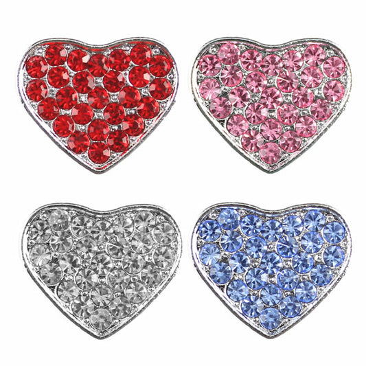 Parisian Pet 'Slide Heart Charm 5 pk' for Dogs & Cats – Fun & Stylish Pet Accessory, Various Colors
