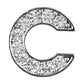Parisian Pet '10 mm Slide Letters A-Z (10 pk)' for Dogs & Cats – Customizable & Fun Pet Accessory, Clear