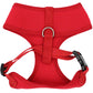 Parisian Pet 'Freedom Harness' for Dogs & Cats – Adjustable, Comfortable Red Dog Harness, Durable Design