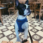 Parisian Pet 'Freedom Harness' for Dogs & Cats – Comfortable and Durable Neon Blue Pet Harness