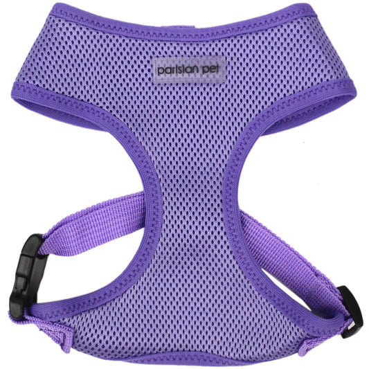 Parisian Pet 'Freedom Harness Lilac' for Dogs & Cats – Comfortable and Durable Adjustable Lilac Pet Harness, Customizable Fit