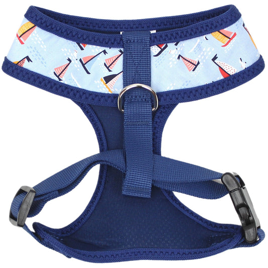 Parisian Pet 'Adjustable Sail Boat Pet Harness with Secure Fit' for Dogs & Cats – Blue